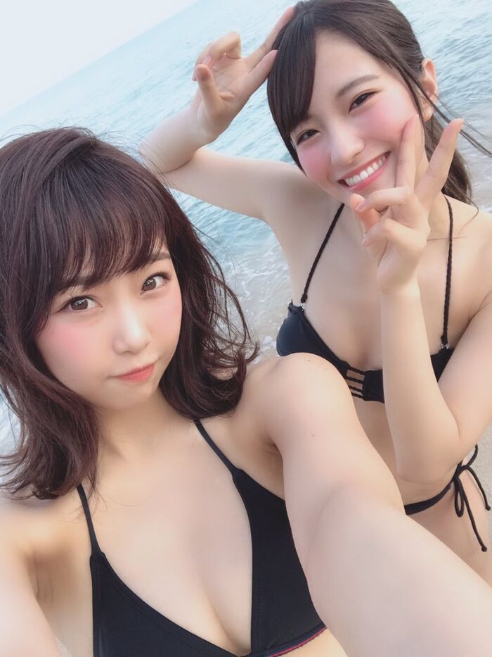 NMB48 Kato Yuka, Otona-like beauty body show off! Fans excited about swimsuit gravure images &amp;amp; off shots! 29th image