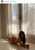 Amazing facial deviation value, Saki Hatano, big ass show off! The unbalanced big ass of the swimsuit gravure image is really amazing!