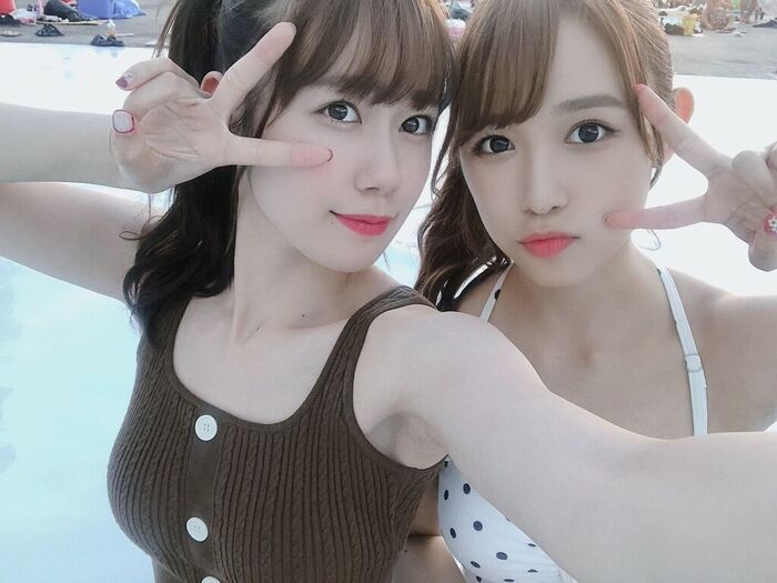 AKB48 Team 8 Hatbe Arina Shocks Bikini Swimsuit! '48G photo collection selection event' pred with style preeminent white bikini appearance image! 12th image
