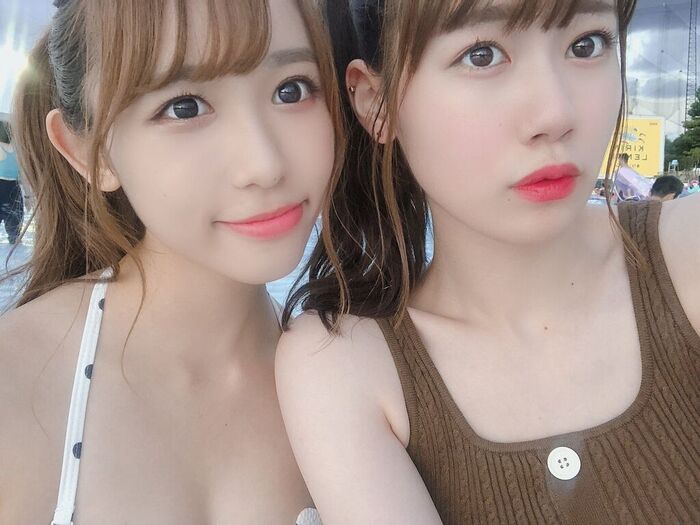 AKB48 Team 8 Hatbe Arina Shocks Bikini Swimsuit! '48G photo collection selection event' pred with style preeminent white bikini appearance image! 13th image